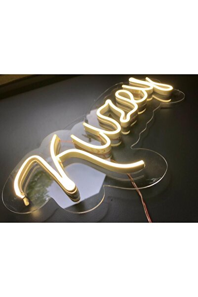 DECCOR EVİM KUZEY KİŞİYE ÖZEL İSİMLİ NEON LED TABLO TABELA AYDINLATMA (açıkla...