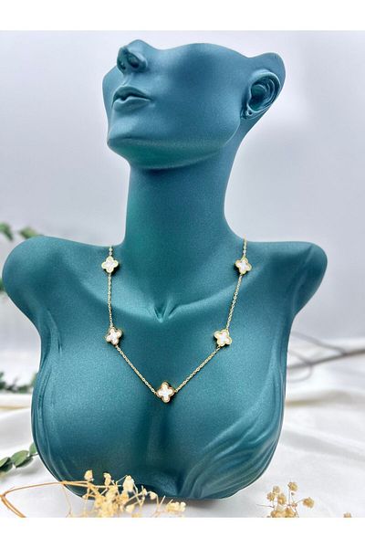 Nova Steel clover necklace