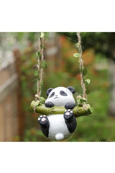 Süs Dükkanı Özel tasarım dekoratif panda duvar süsü