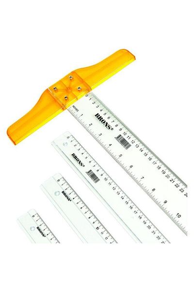Brons T Ruler 75 cm Br-228