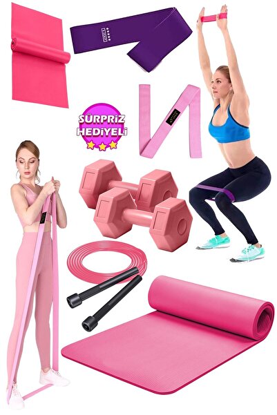 Ultio Spor Pilates Seti Harika Tam Set Pilates Ekipmanları Yoga Ekipmanları Direnç Lastiği Seti