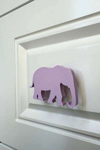 Pomerol Mâner pentru dulap cu elefant mov - mâner de mobilier modern, elegant...
