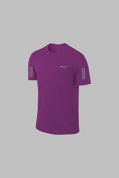 POSEIDON STORM Plus Size Purple Athlete Training Set - 4-10XL, Special Supra Combed Cotton Fabric