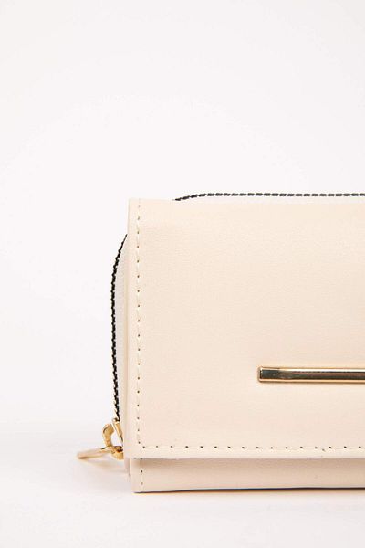 DeFacto Women's Zippered Faux Leather Wallet 3170606