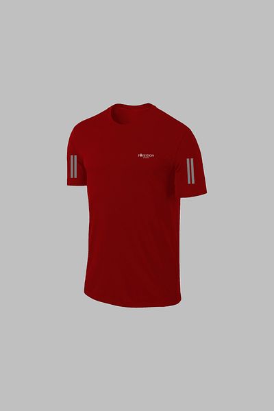 POSEIDON STORM Plus Size Men's - Claret Red Supra Combed Cotton Zippered Tracksuit Jewelry