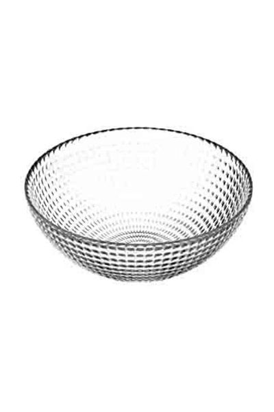 Porselen Diyarı Florida Glass 17 cm Small Size Salad and Chips Fruit Serving Bowl - 1 Piece