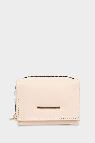 DeFacto Women's Zippered Faux Leather Wallet 3170606