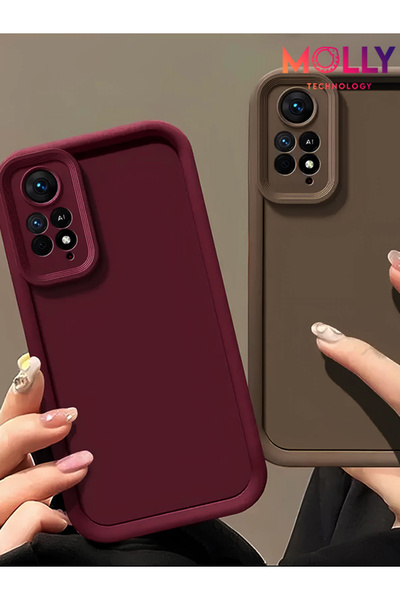 Molly Beige Edges Thick Pan Silicone Case for Xiaomi Redmi Note 11 Pro