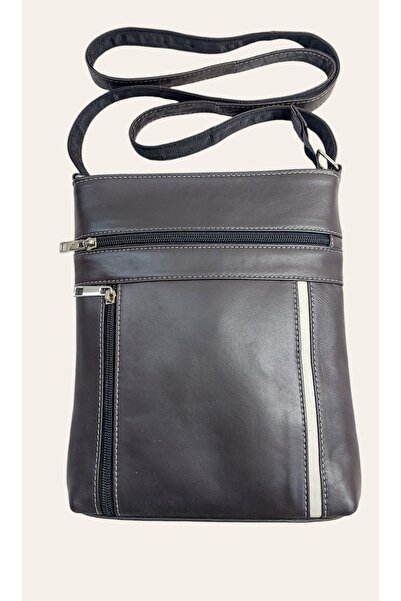 Weppa Hakiki deri unisex postacı çanta