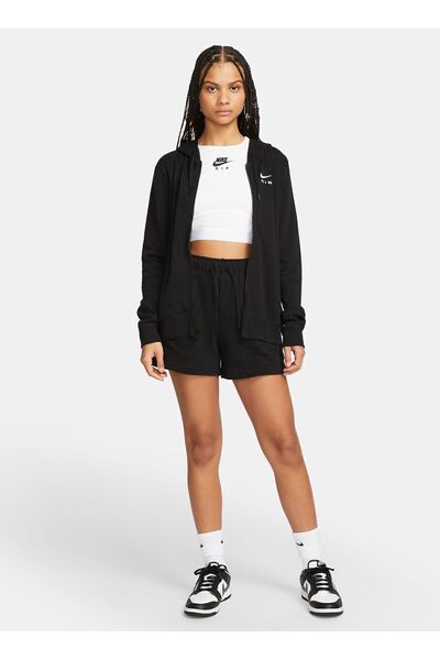 Nike Siyah Kadın Zip Ceket  W NSW AIR FLC HD FZ  db8046-010