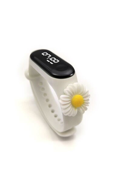 hopsende çocuk kol saati su geçirmez hello kitty led dokunmatik saat