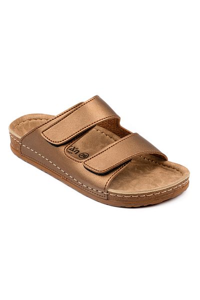 POLOMİA شبشب يومي مريح للنساء من Polomia Scarlet Flexible Velcro