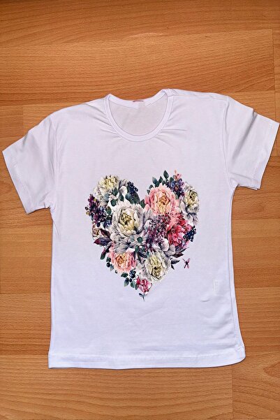 ÖYKÜ KİDS Дівчача футболка з квітковим візерунком