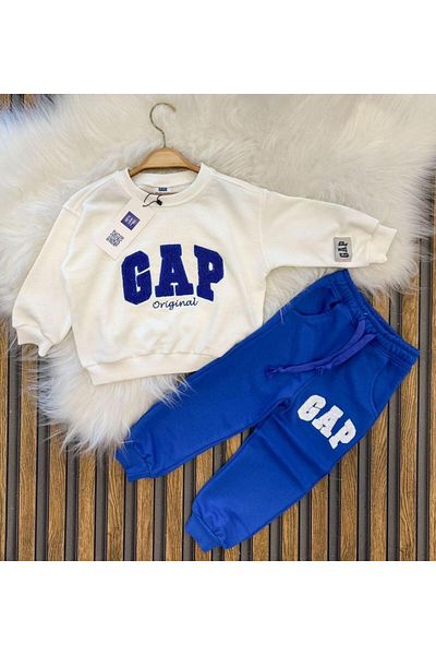 ninita kids 3 Thread Seasonal Non-Raised Children's Tracksuit Set - Süzene Embroidery