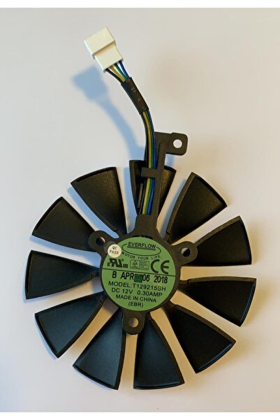 Everflow Asus Rog Strıx Rtx 2060/2070 T129215sh 3 Vida 4 Pin 85mm Fan
