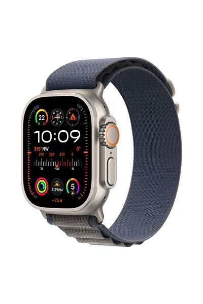 Apple Ultra 2 LTE 49mm Titanium Blue Alpine Loop Large