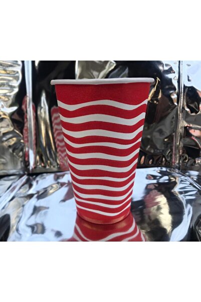 HEDEF1 12 Oz Soğuk Renkli Karton Bardak 40'lı