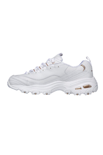 SKECHERS D'LITES FRESH BEYAZ-GOLD KADIN SNEAKER 11931-WTRG 11931-WTRG-WTRG