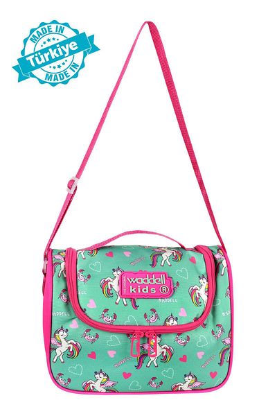 Waddell Fuchsia Unicorn Patterned Licensed Thermal Lunchbox - Water Green