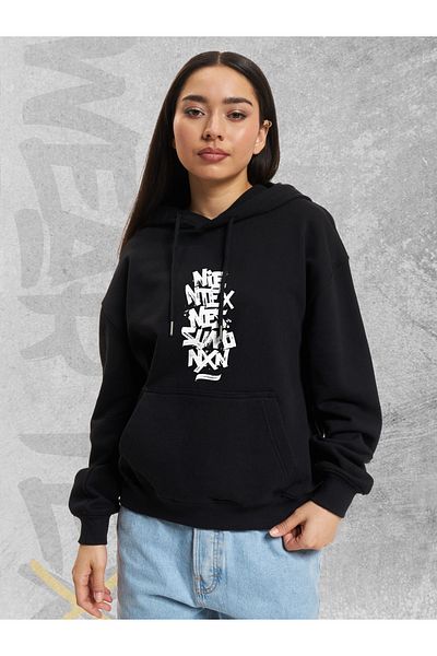 WEARTEX Niente Per Nessuno Printed Unisex Hooded Sweatshirt