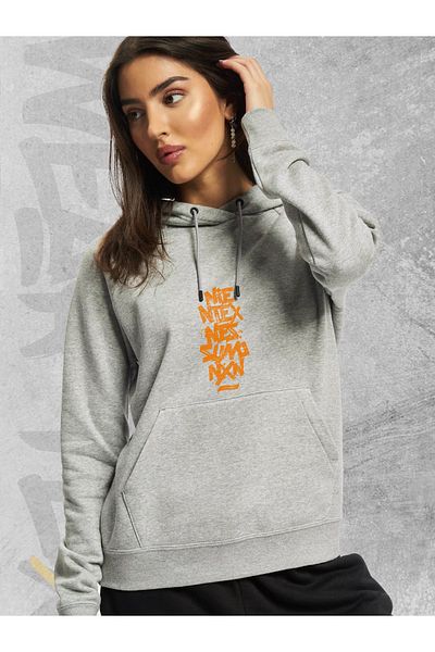 WEARTEX Niente Per Nessuno Printed Unisex Hooded Sweatshirt