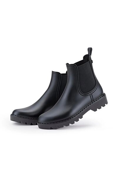 IGOR W10299 CHOLE MC NEGRO - BLACK KADIN SİYAH YAĞMUR ÇİZMESİ