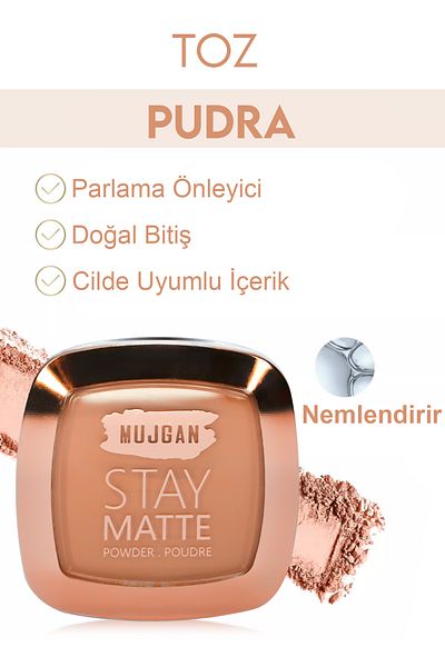 MUJGAN Powder Colored Stay Matte Foundation