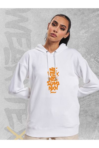 WEARTEX Niente Per Nessuno Printed Unisex Hooded Sweatshirt