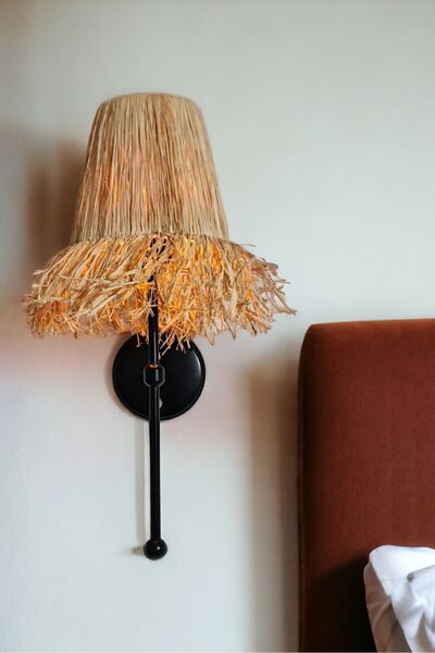 Bubihome Pilli Aplik, Kablosuz Led Aplik , Hasır Aplik, Elektrik Bağlantısı Gerektirmez