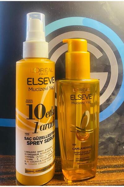 ELSEVE 1 Adet Mucizevi Yağ 10 Etki Bir Arada 150 ml+1 Adet Mucizevi Canlandırıcı Yağ 100 ml