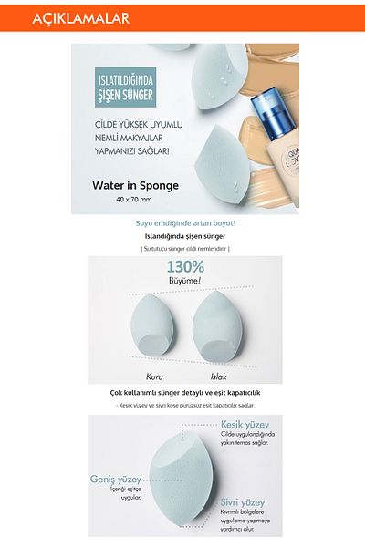 Missha Volume That GrowS at the ISland - Water In Sponge Makeup Sponge