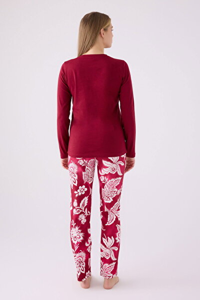 Pierre Cardin 8866 Kadın Uzun Kol Pijama Takım