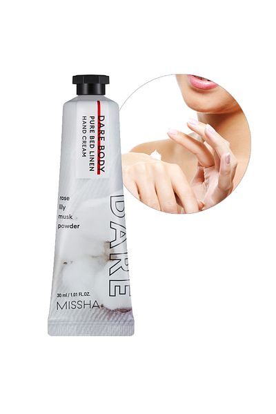 Missha PURE BED LINEN - Hand care cream with Stunning Scent and Moisturizing Effect