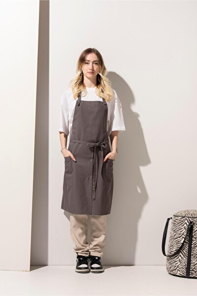 APP-RON K-181 Breda – Dark Gray Long Apron