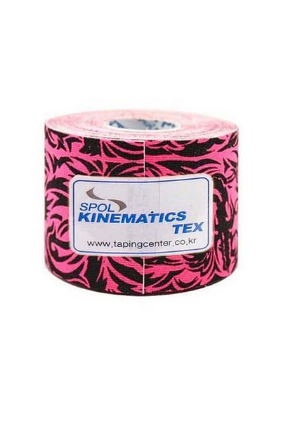 SPOL Patterned Kinesio Band, 5 Cmx5m Sports Pain Band