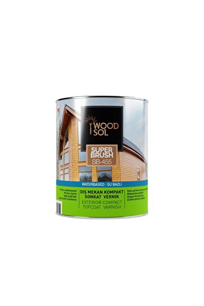 Woodsol Superbrush Sonkat Ipek Mat Ahşap Vernik Şeffaf 0.75 L
