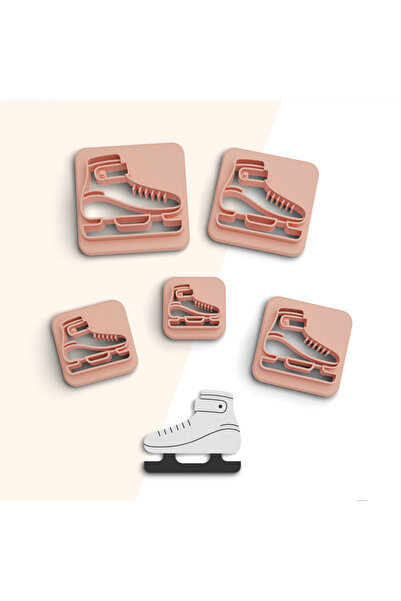 brocutters زلاجات ثلجية من السيراميك مقاس 5 قطع بوليمر كلاي - أقراط وقوالب كو...