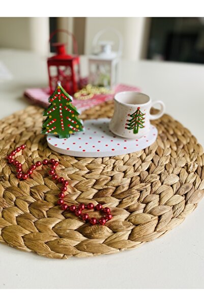 Den Tasarım Hediyelik Yılbaşı Çam Ağacı Kahve Fincanı