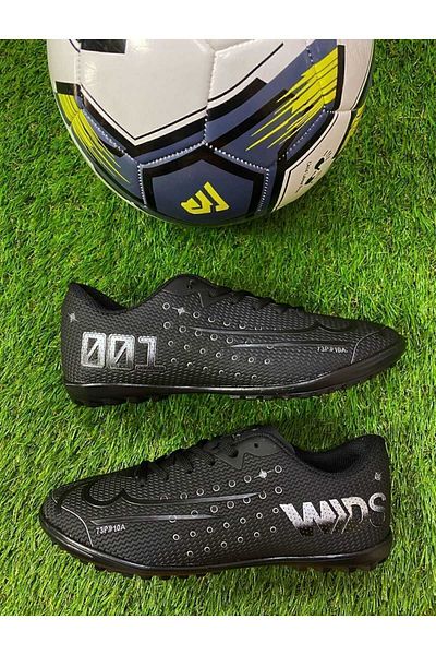 YUSUFSHOES PANTOFIȚI DE FOTBAL HALISAHA BĂIAȚI NEGRI