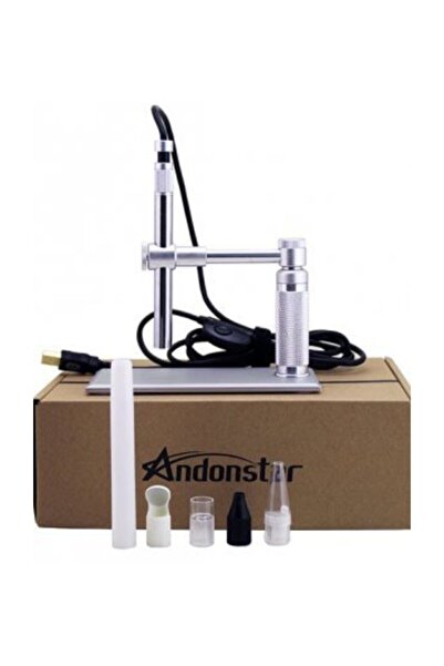 Genel Markalar 500x 8led Hd 2mp Usb Dijital Mikroskop Cilt Ve Saç Analiz Cihazı