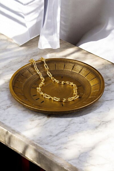 Viselia Takı Tabağı Takı Organizeri Takı Makyaj Kozmetik Düzenleyici Altın Eskitme Renk Model 5