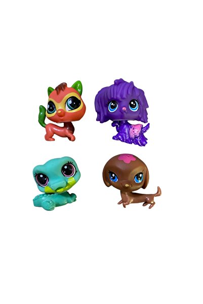 Minişler Pet Shop Miniş Lps Baskılı Yumuşak Özel Seri Minişler 4 Adet