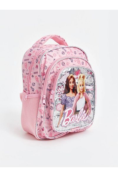 LC Waikiki Geantă de școală pentru fete cu imprimeu Barbie - Înapoi la școală