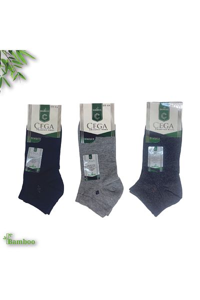 Çega Socks Комплект мъжки удобни летни чорапи от 3 бамбукови ботуши