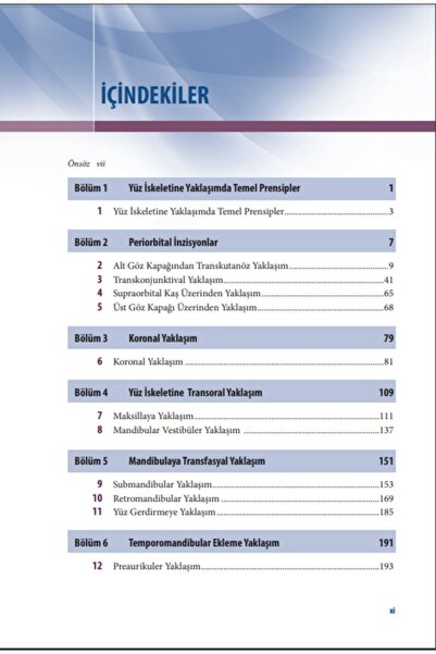 Hekim Tıp Kitabevi YÜZ İSKELETİNE CERRAHİ YAKLAŞIMLAR