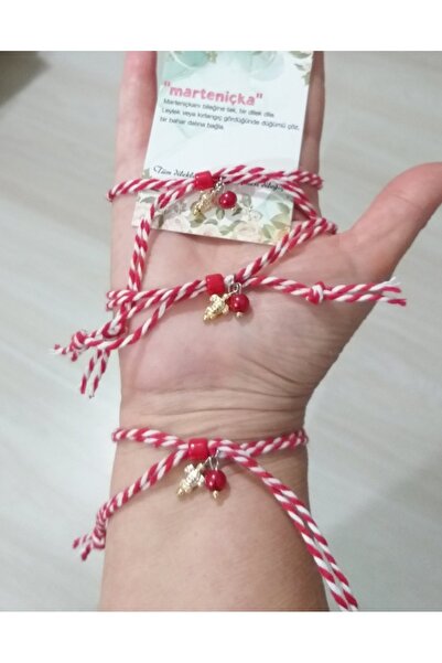 Funny Takılar Üç Adet Renkli İnci Boncuklu Ve Kaplumbağa Sallantılı Marteniçk...