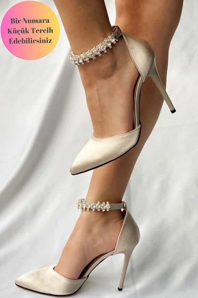 meefshoes Lucca Ankle Stoned Heeled Shoes