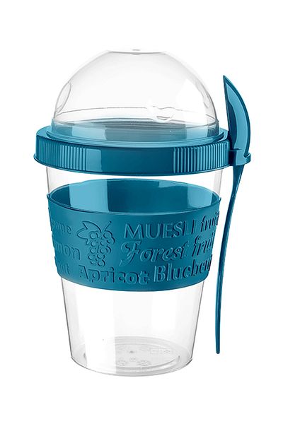 Calke Diet Container - Snack, Food Yogurt Muesli Granola Storage Container with Spoon