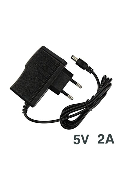JUNGLEE 5v 2a Adaptör Android Tv Box Uydu Alıcı Uyumlu Dc 5,5mm Şarj Aleti