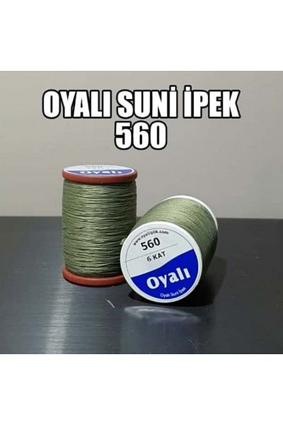 OYALI ΤΕΧΝΗΤΟ ΜΕΤΑΞΩΤΟ ΑΡΙΘ.: 560 - Κλωστή κεντήματος με κέντημα 4 στρώσεων